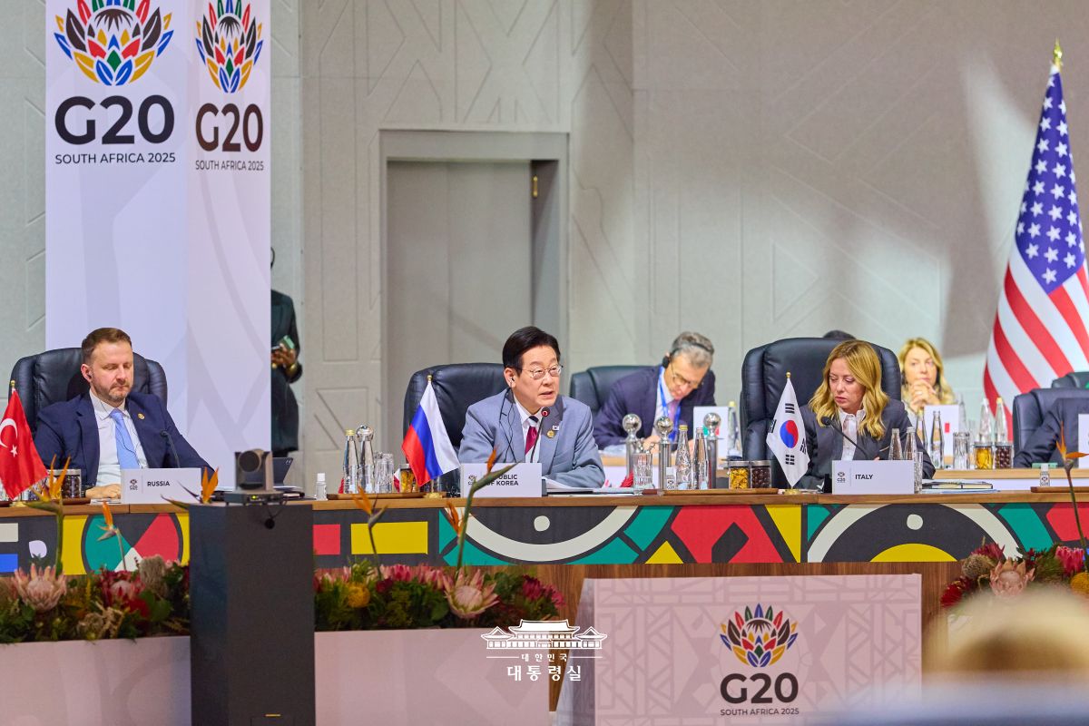 11/22(토) 이재명 대통령, G20 정상회의 제1세션 발언 썸네일