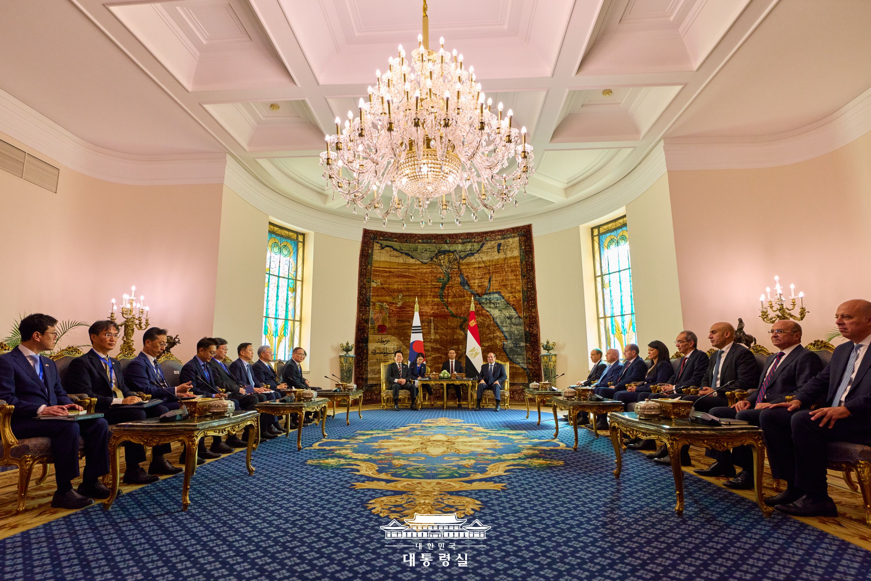 한·이집트 확대회담 슬라이드1