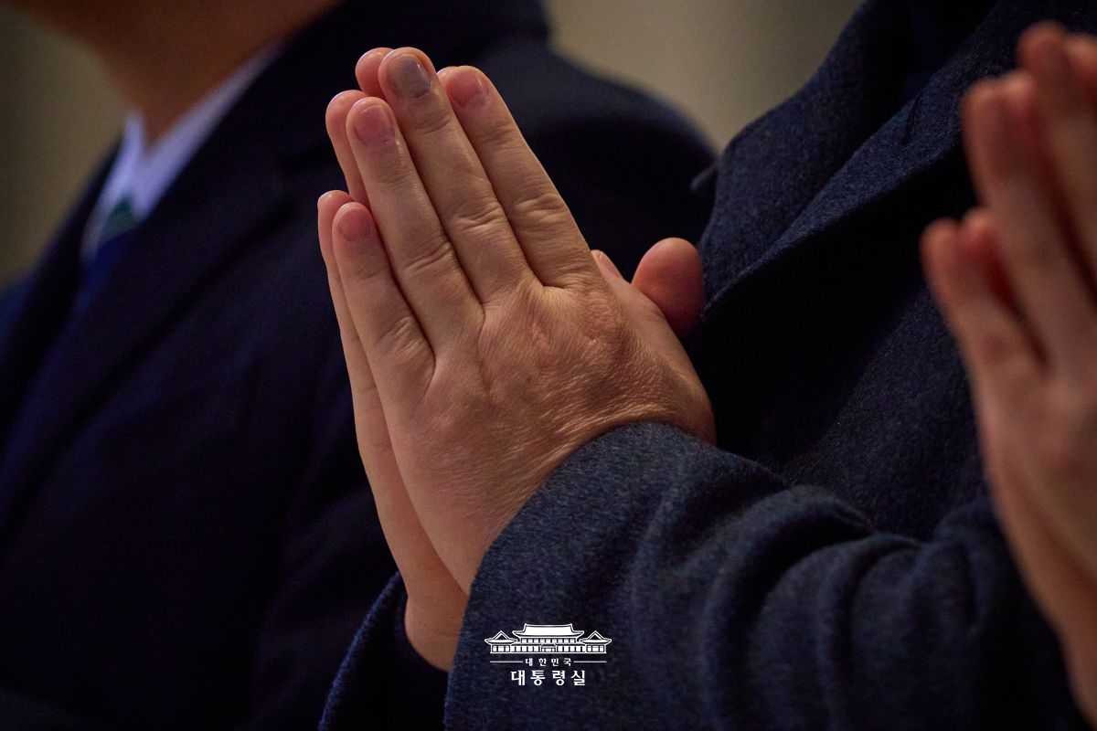 2025년 이재명의 크리스마스 사진