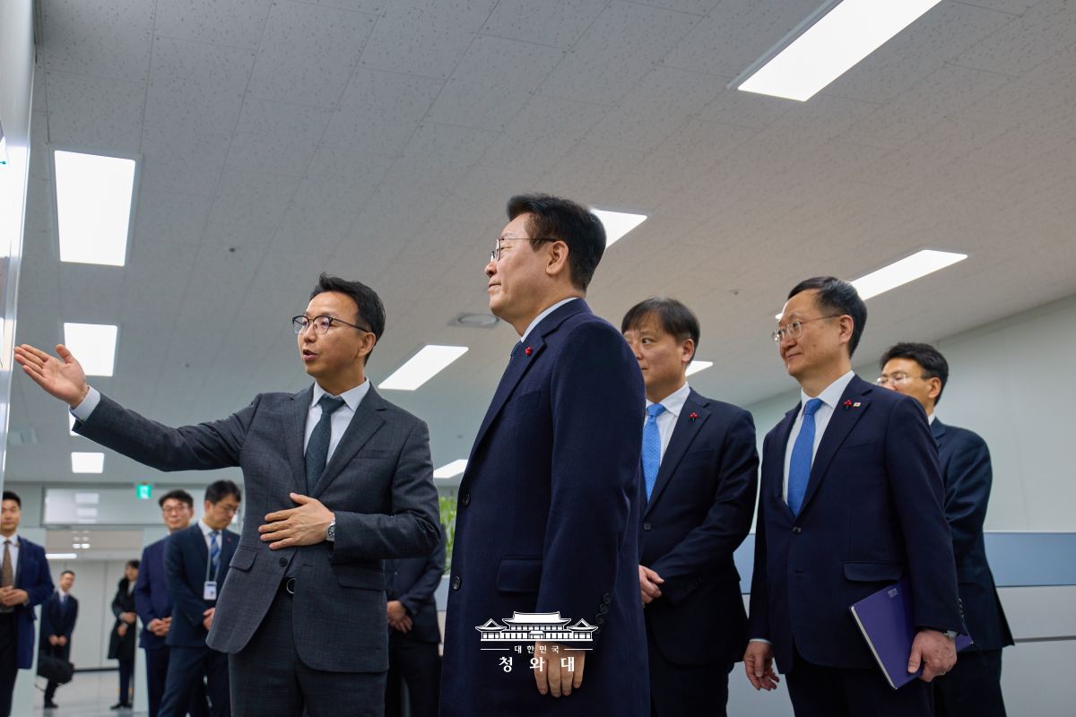 초국가 범죄 특별 대응 TF 격려 방문 사진