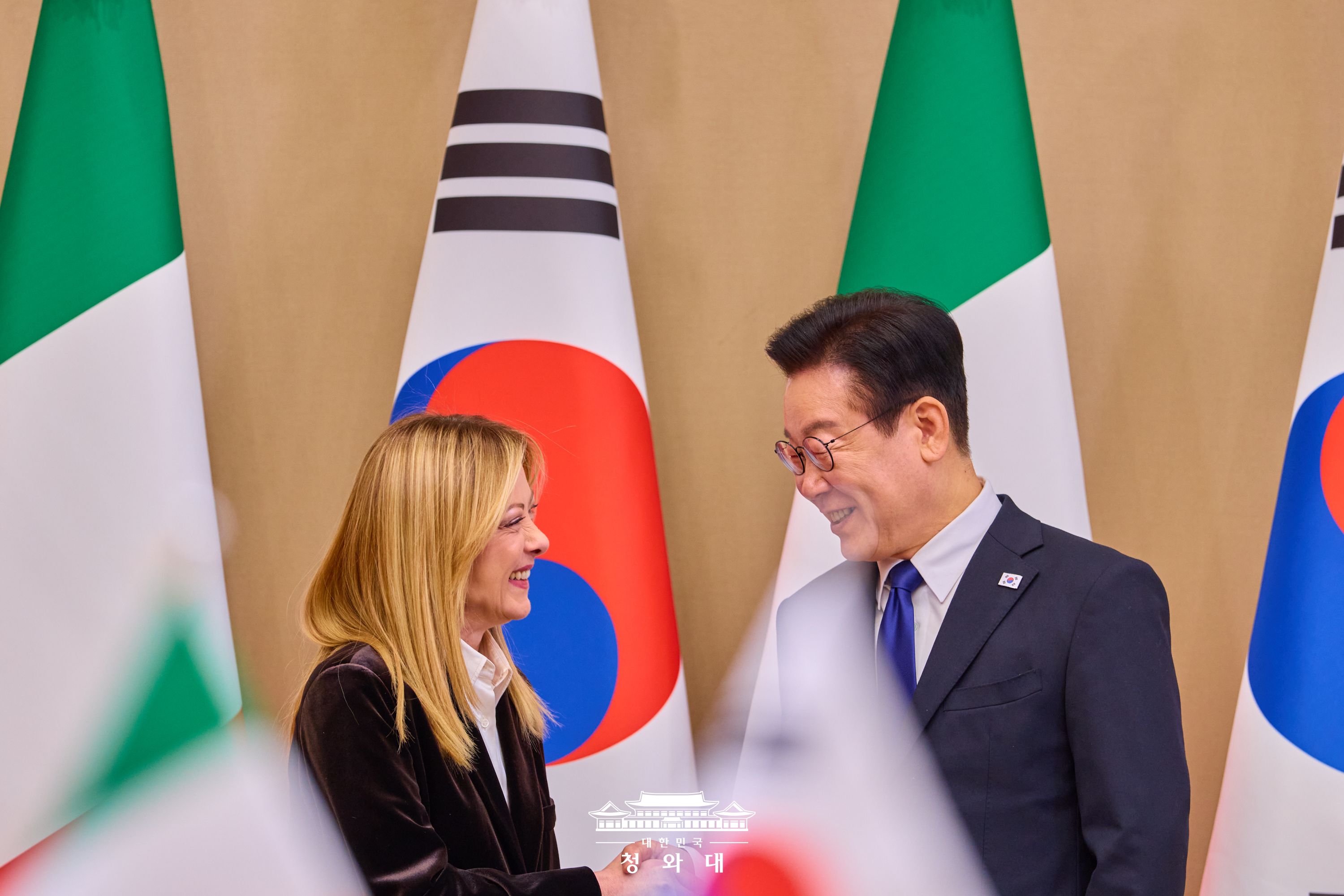 한·이탈리아 정상회담 확대회담 슬라이드5