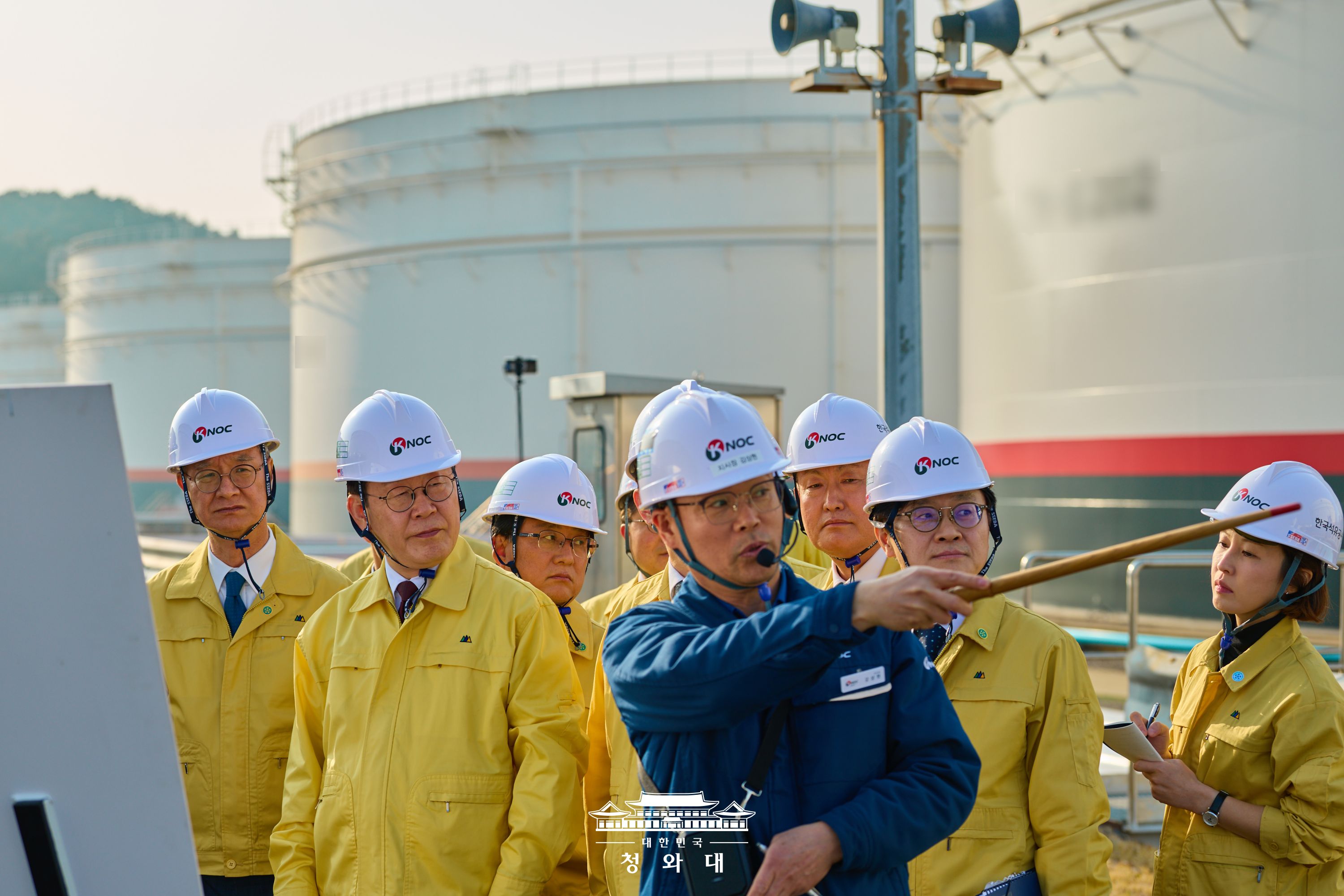 석유공사 서산지사 현장간담회 및 서산비축기지 현장 방문 슬라이드1