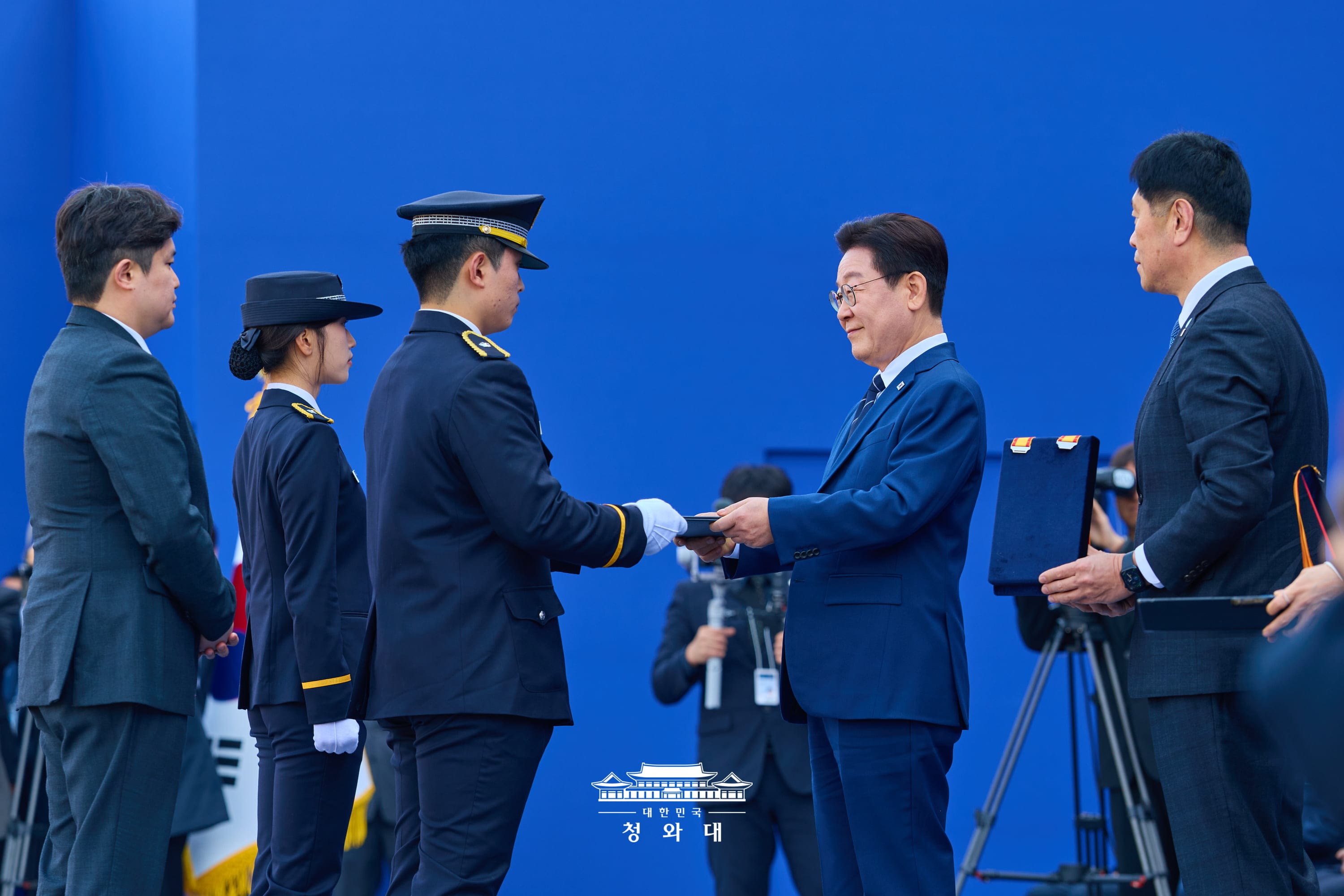 신임 경찰 경위·경감 임용식