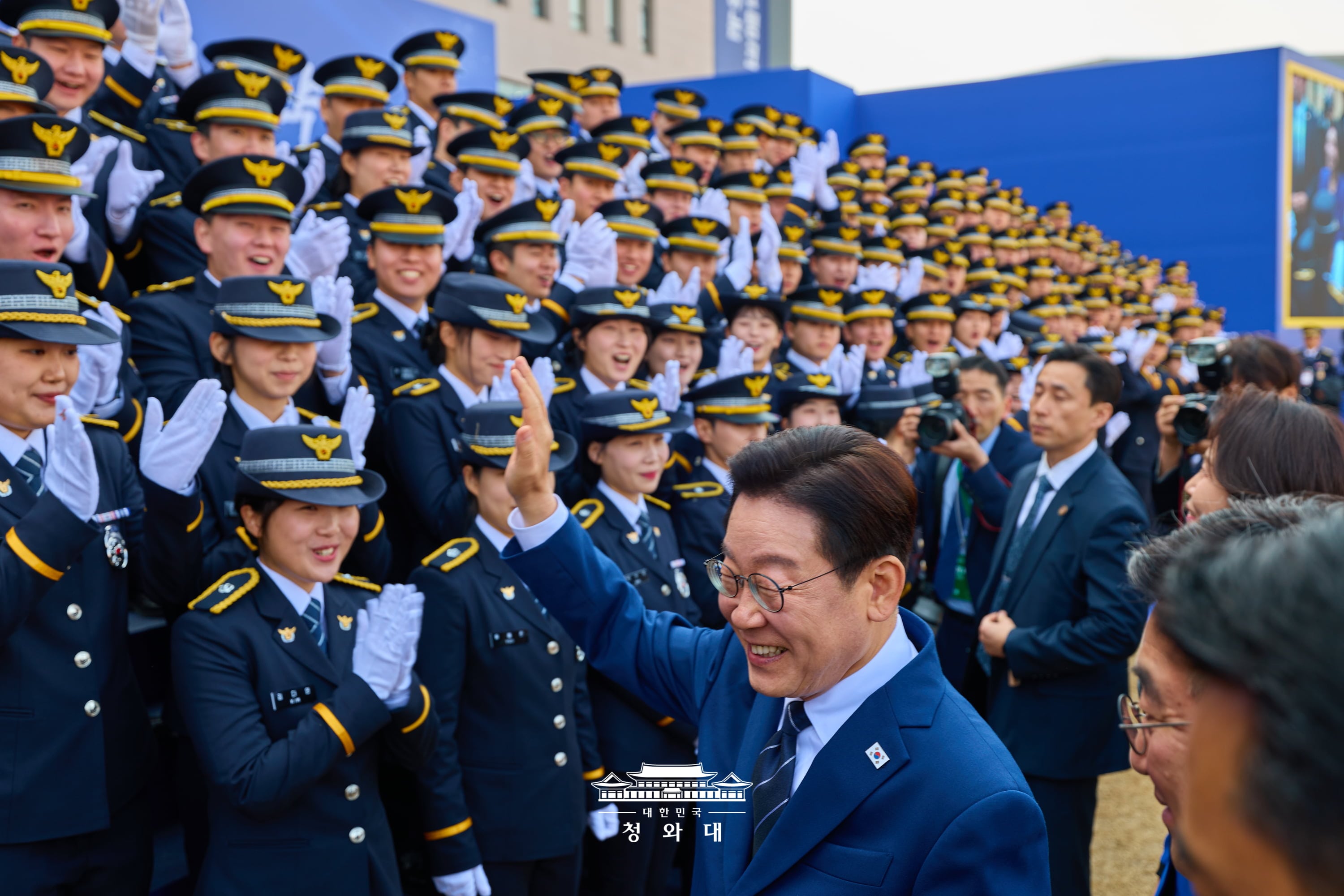 신임 경찰 경위·경감 임용식