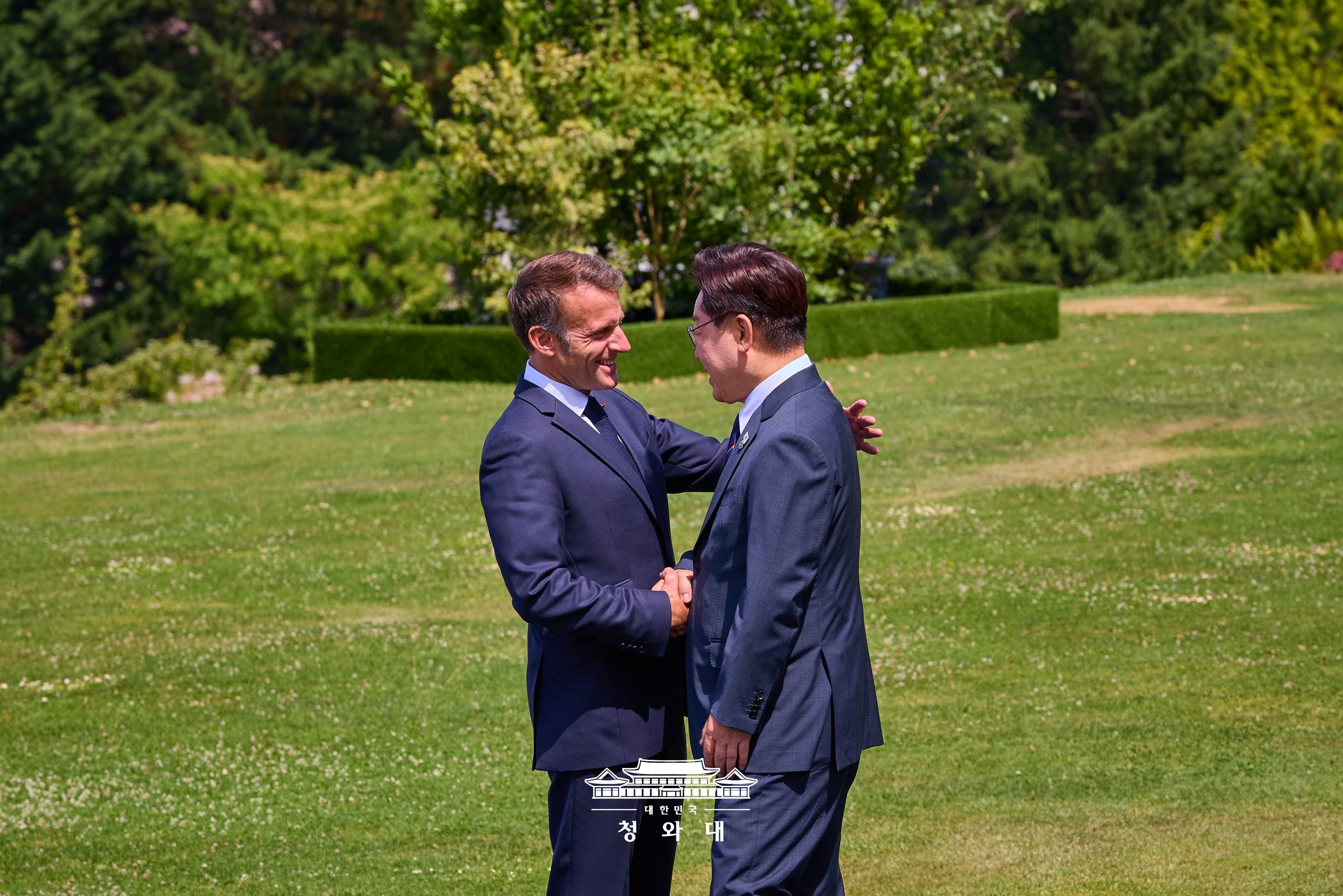 G7 정상회의 공식환영식 및 기념촬영