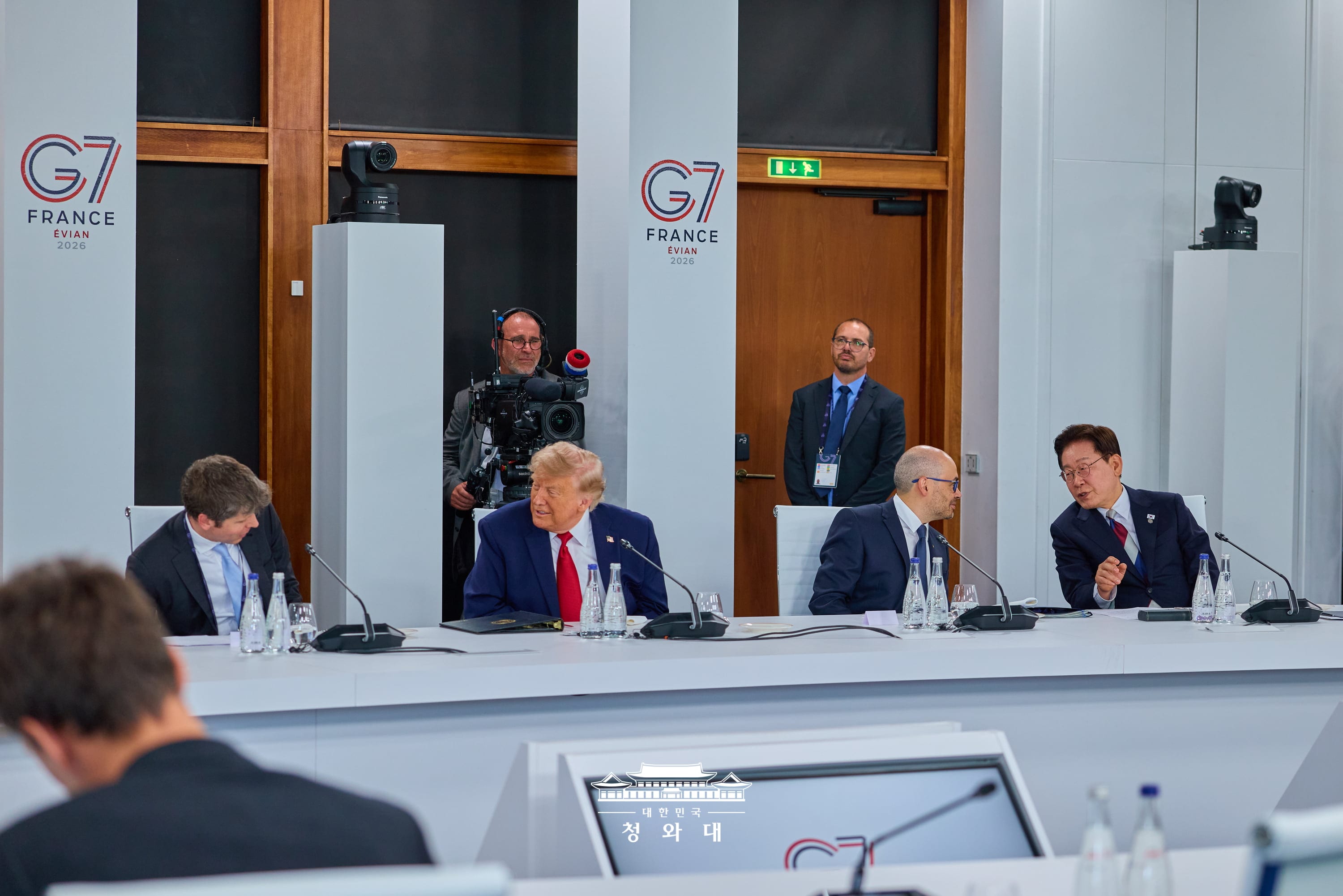 G7 정상회의 확대회의 업무 오찬