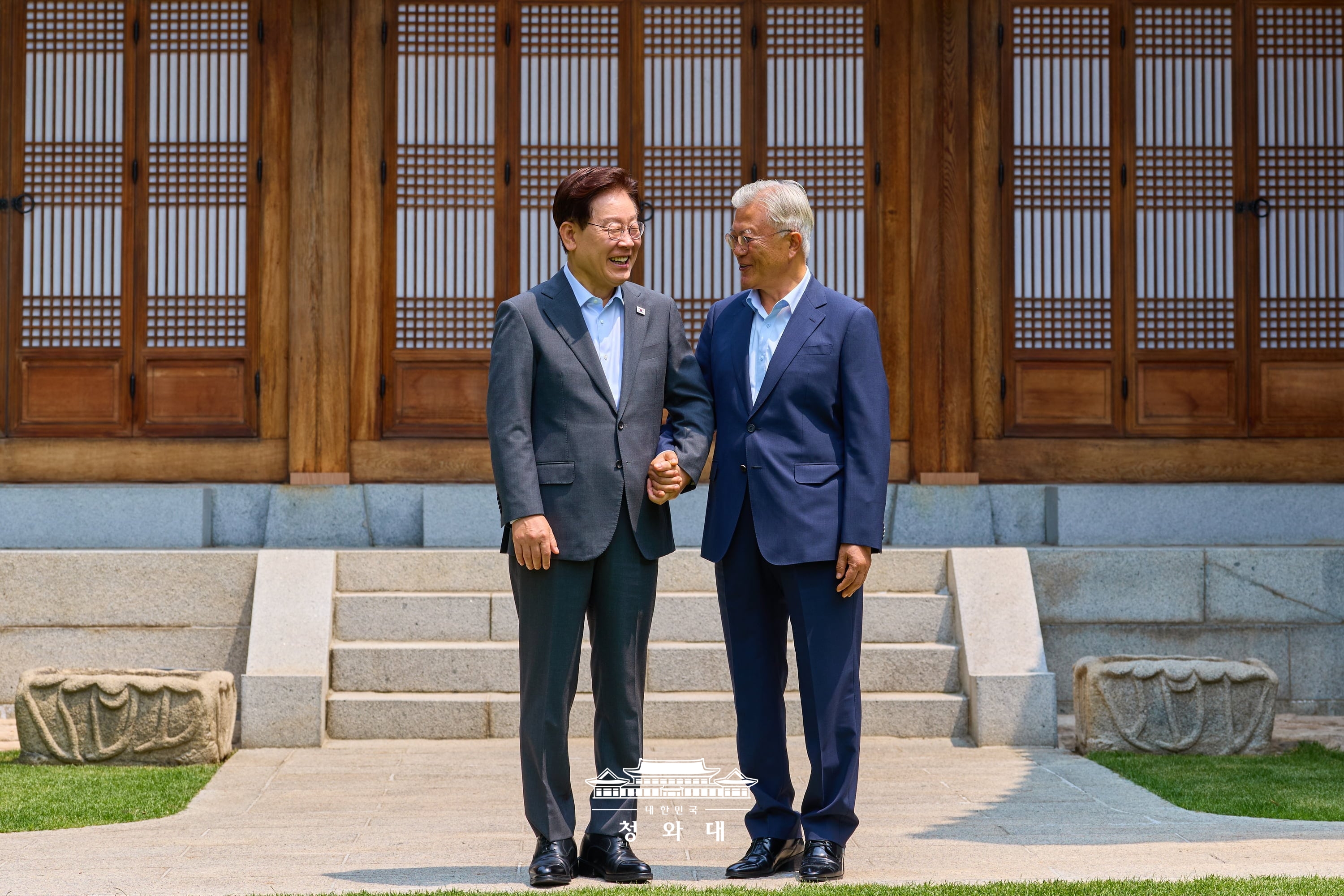 문재인 전 대통령 오찬