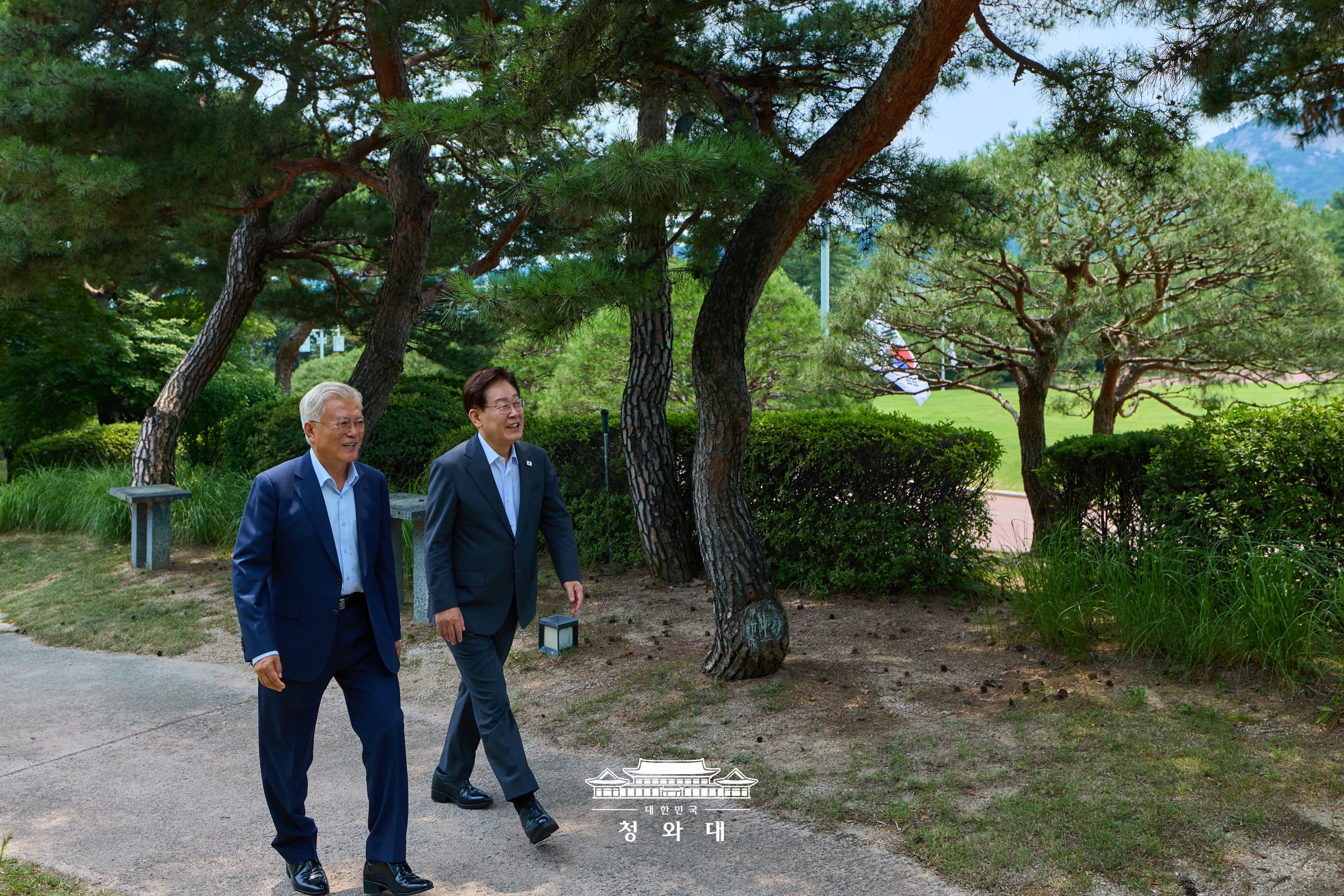 문재인 전 대통령 오찬