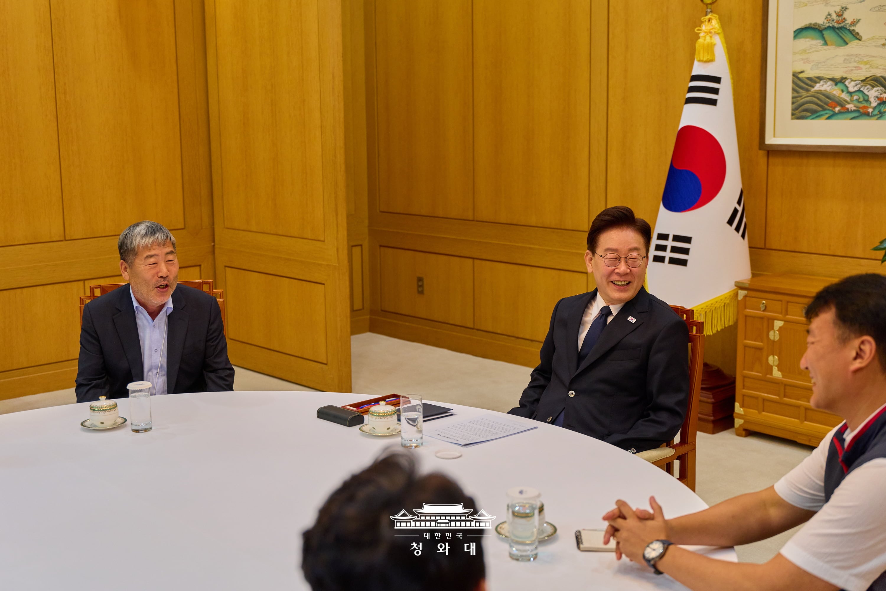 양대 노총 위원장 차담2