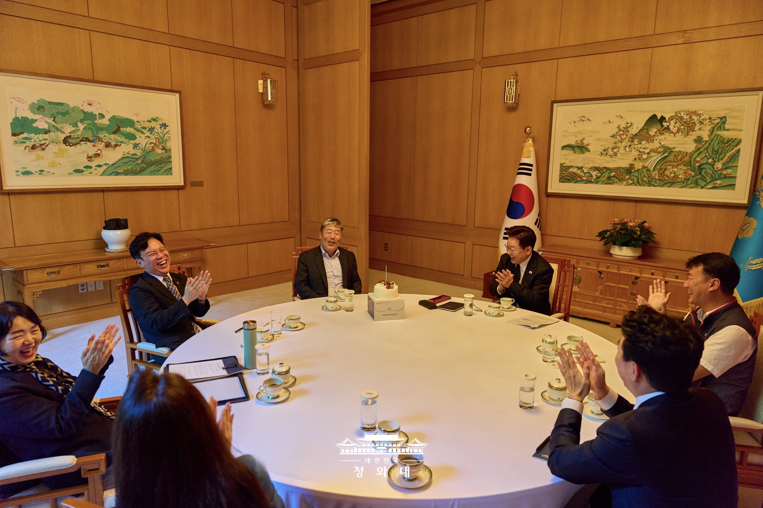 양대 노총 위원장 차담4