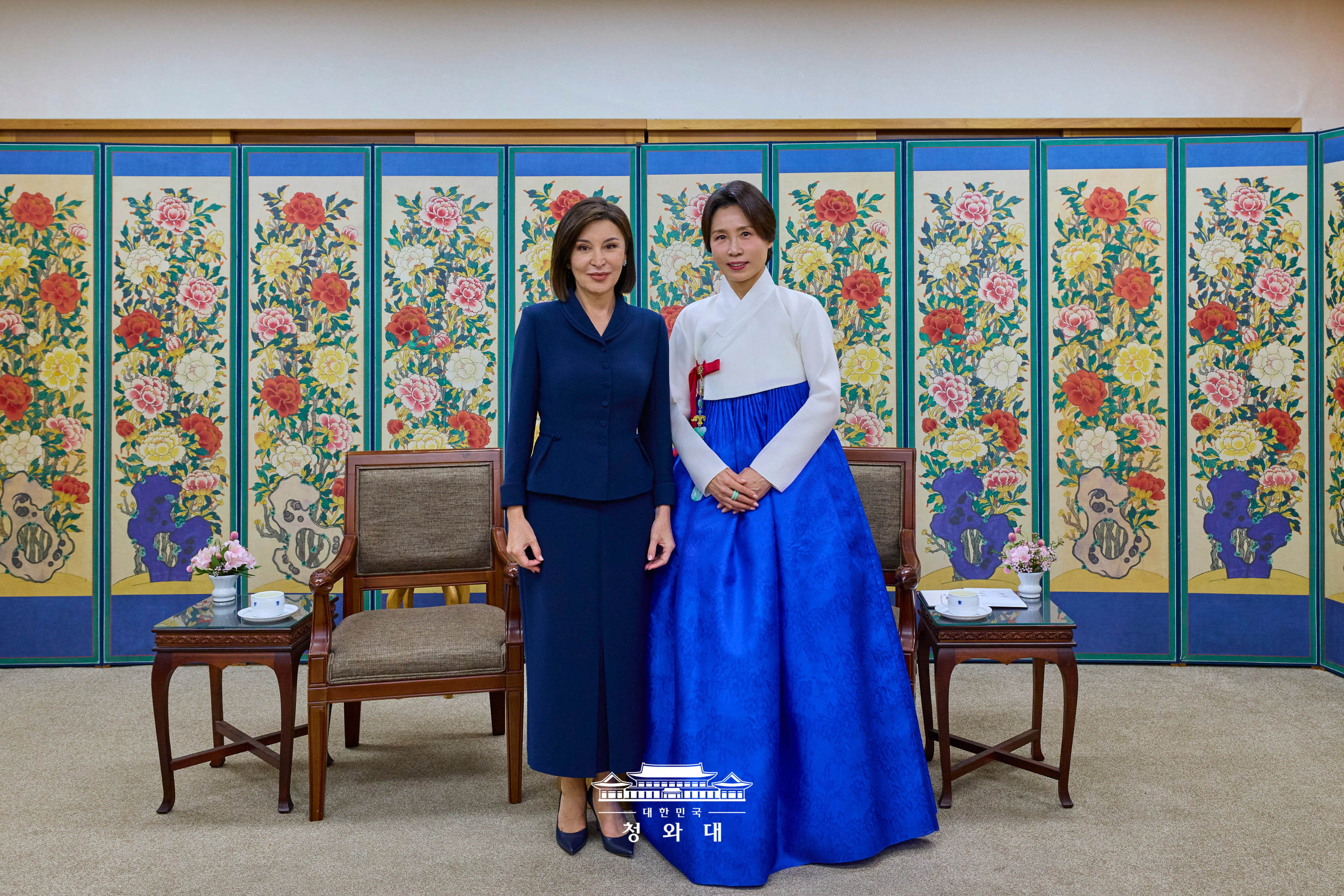 김혜경 여사, 우즈베키스탄 대통령 부인과의 친교 일정4
