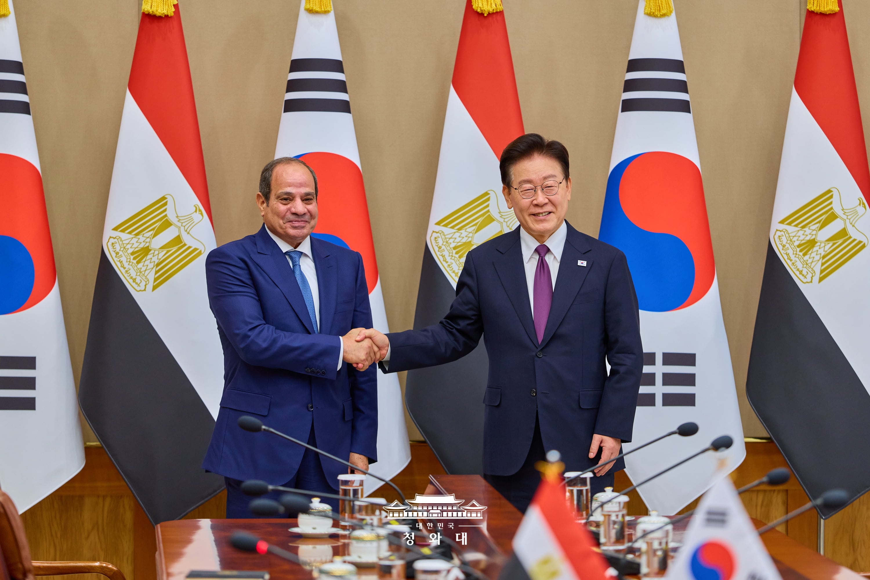 한·이집트 정상회담 확대 회담 1번째 이미지