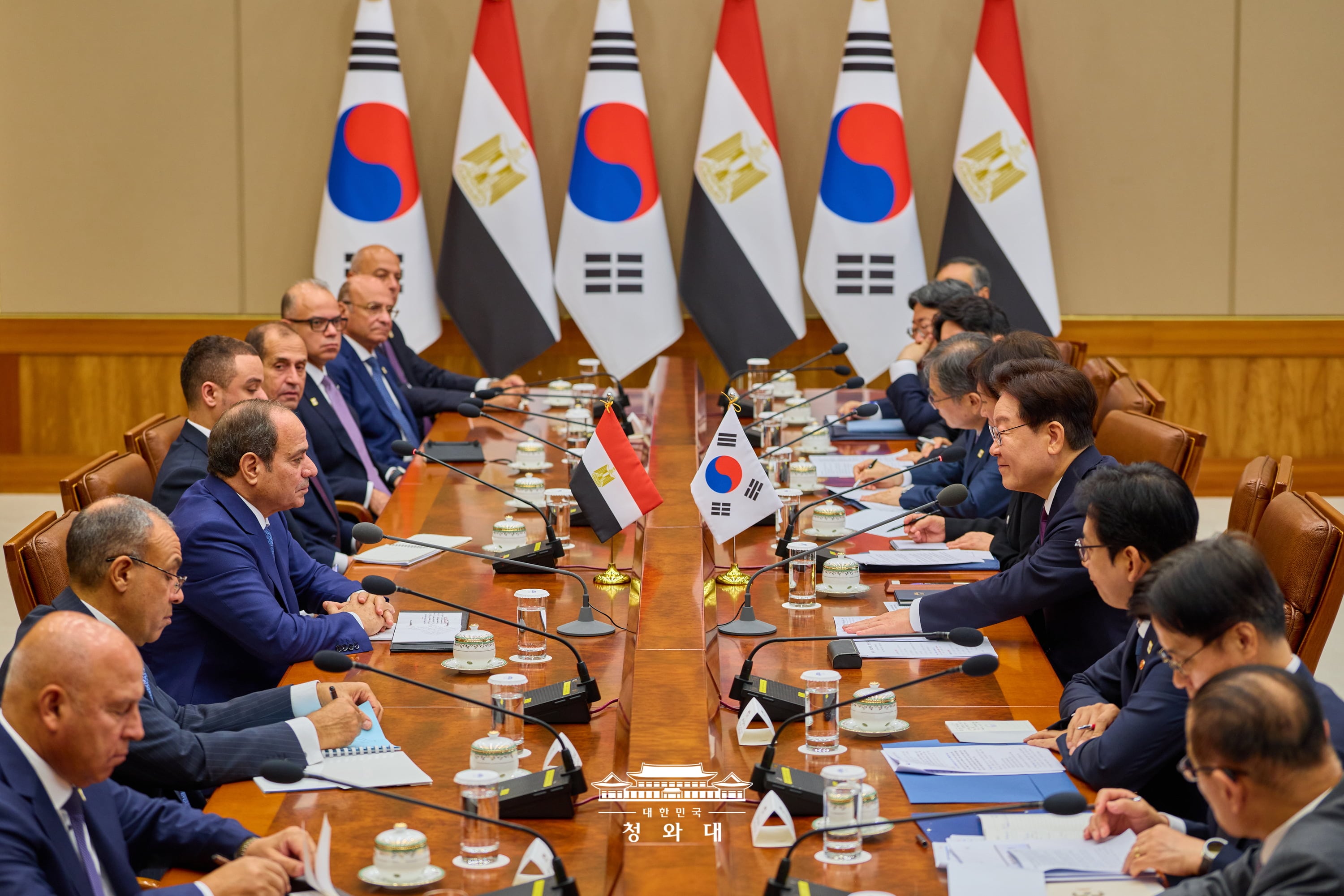 한·이집트 정상회담 확대 회담 4번째 이미지