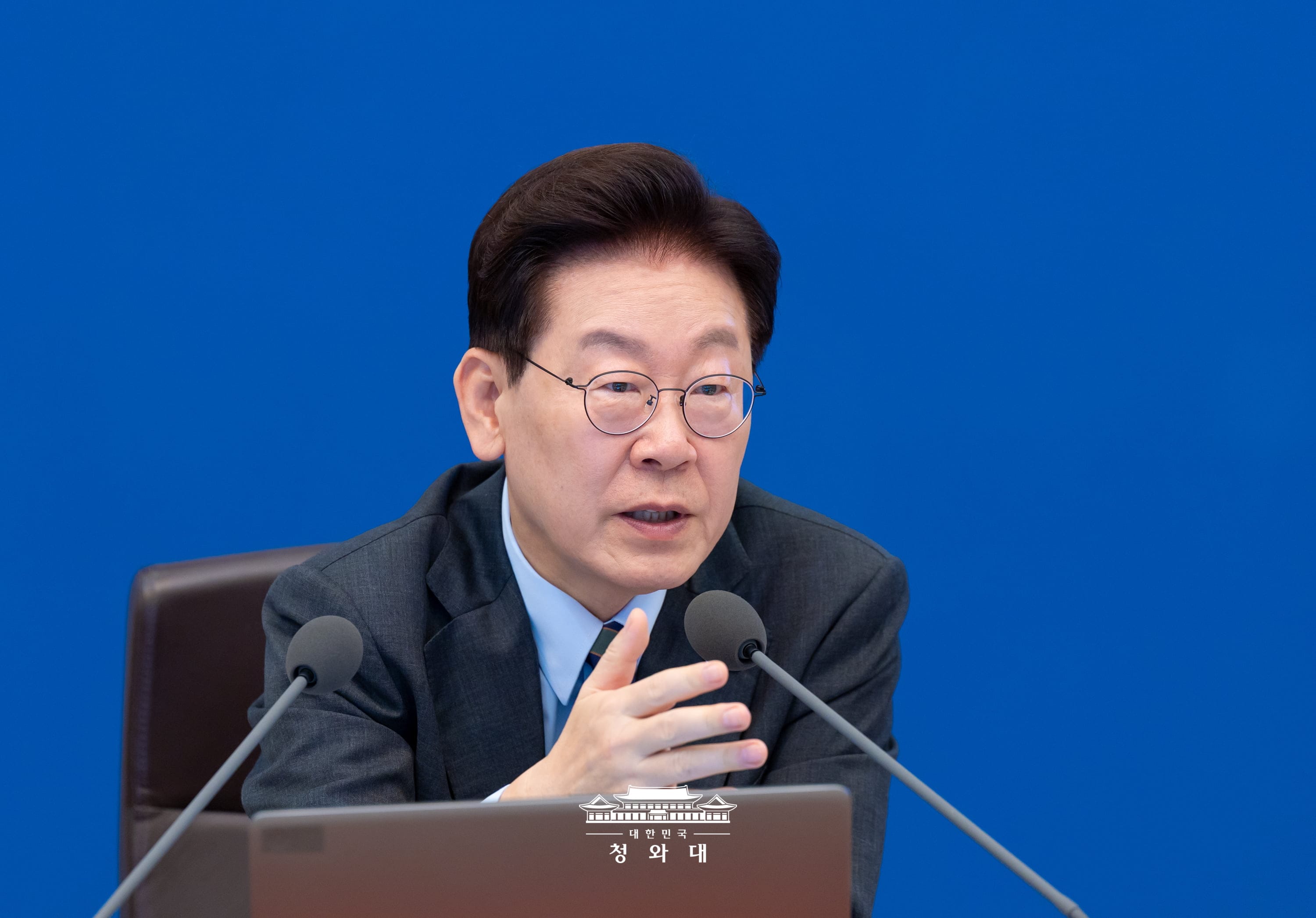 제미나이 이재명 대통령 논란 청와대 국무회의 공식 사진