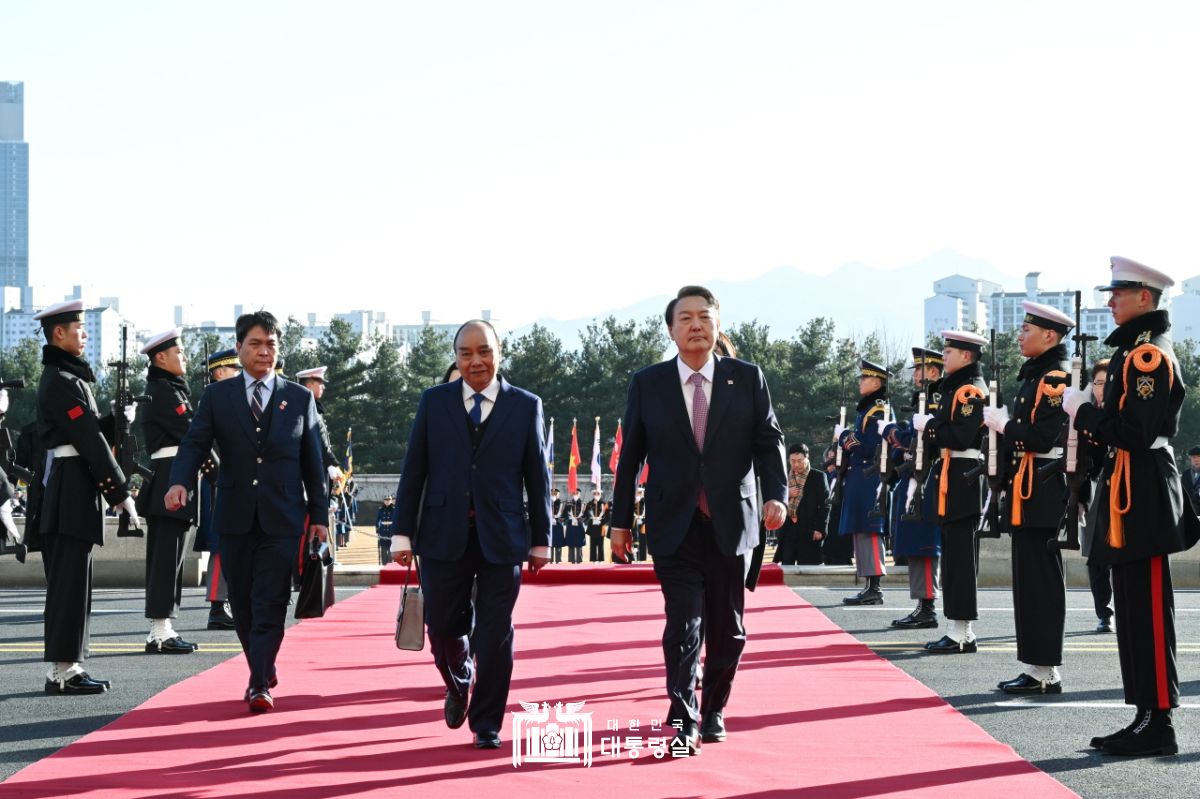 응우옌 쑤언 푹 베트남 국가주석 국빈방한 공식 환영식